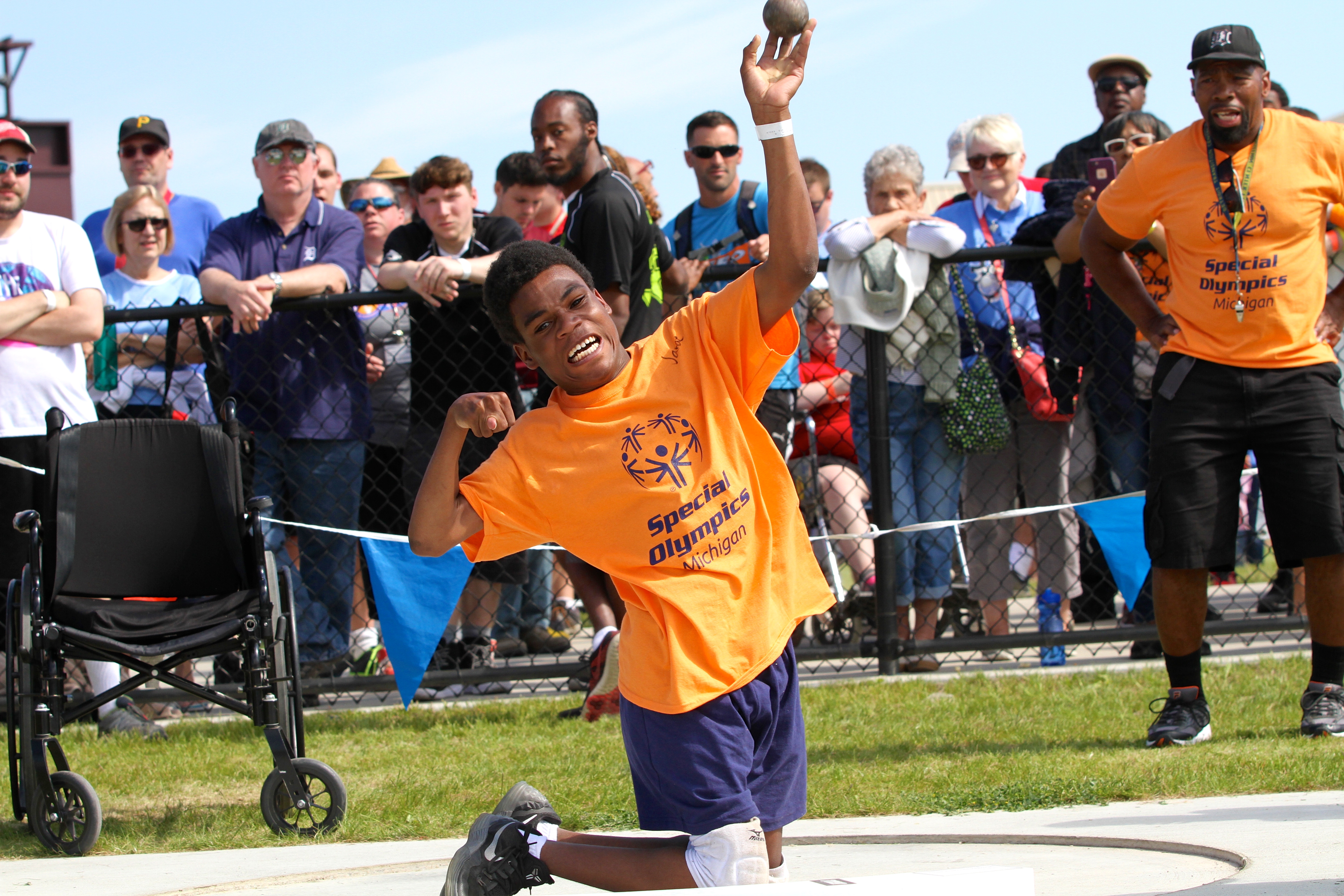 Special Olympics Michigan State Summer Games at Central Michigan University in Mt. Pleasant, Michigan.
